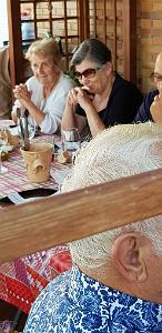 HOMMAGE A N.D. DE SANTA CRUZ A DALIAS DU 7 AU 10 JUIN 2019 (713) REPAS CHEZ ANGE AVANT LE DEPART 